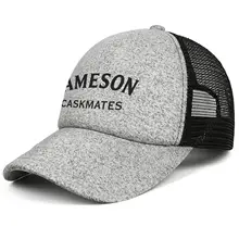 TSDFCMens Jameson-Caskmates-Кепка, хипстерская бейсболка с регулируемой сеткой и плоскими полями из хлопка