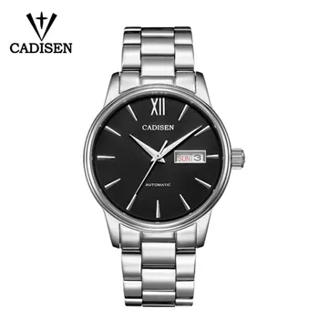 

CADISEN Automatic Mechanical Watches Men Watch Japan Role Date Week Top Luxury Brand Wrist watch Clock Relogio Masculino