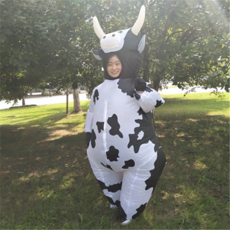 Inflatable Cow Costume For Women Adult Unisex Anime Fancy Dress Animal Milk Cattle Carnival Party Christmas Halloween Purim Anime Costumes Aliexpress
