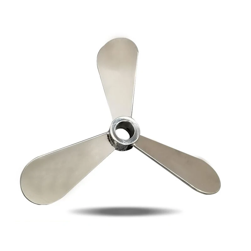 Stir Blade Stainless Steel Mixer Impeller Lab Stirrer Paddle Threeblade Diameter 250mm Inner