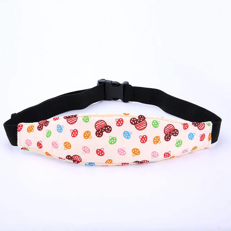 Adjustable Infant Baby Car Seat Head Support Pillow Children Belt Fastening Belt 13colors Kids Car Seat Pillow - Цвет: 8