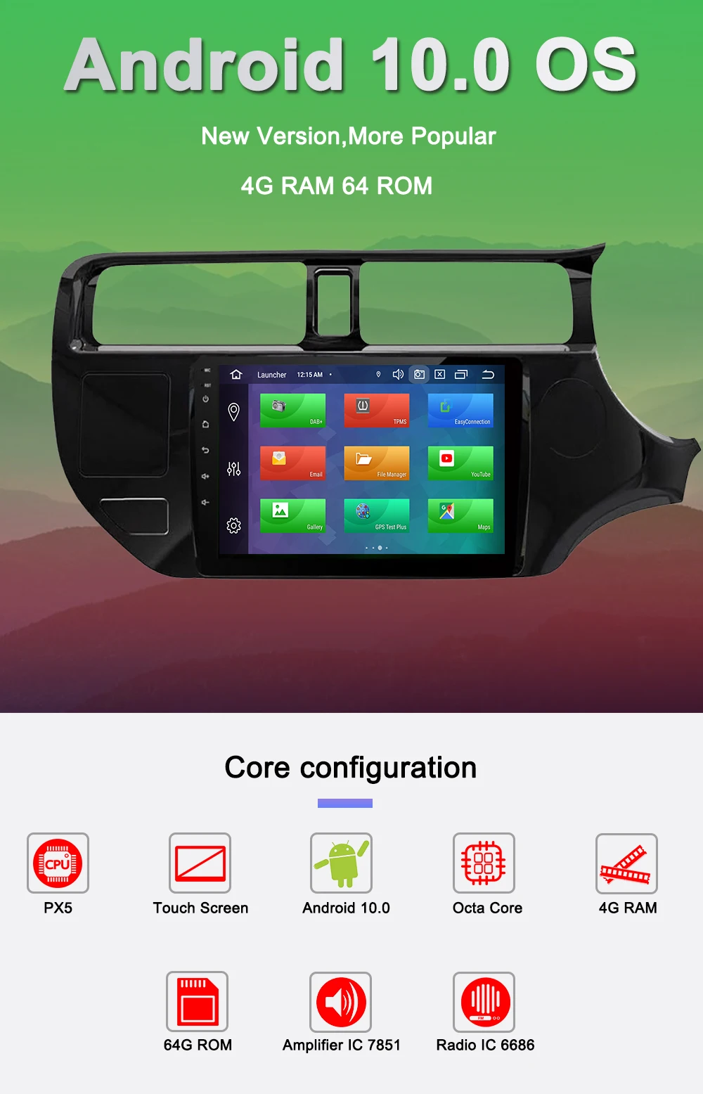 Android 10,0 Автомобильный мультимедийный dvd-плеер для правого привода Kia RIO K3 2011 2012 2013 автомобильный Радио gps навигация Авто Радио стерео