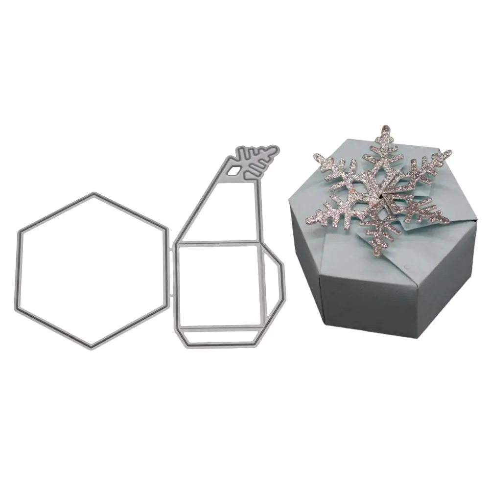 HiMISS трехмерная Подарочная коробка штампы и рельефное тиснение для скрапбукинга