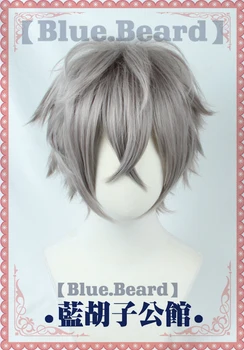 

Ensemble Stars Ogami Koga Cosplay Wigs High-temperature Fiber Synthetic Hair Gray Short Hair + free hair net