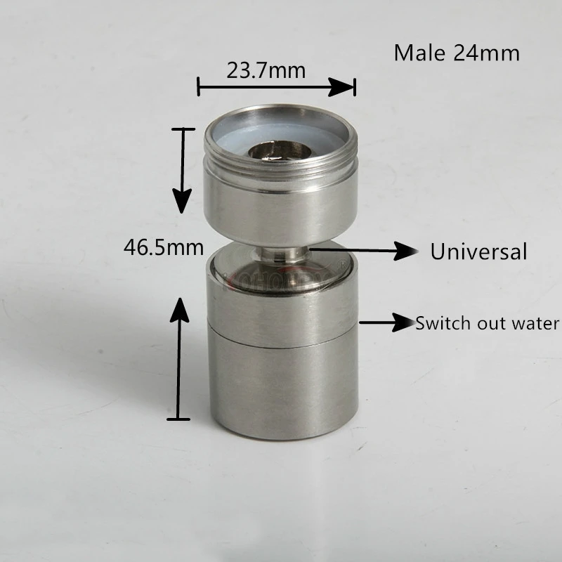 1ks pípa perlátor f22mm/m24mm otočný multifunkční šetrné k životnímu prostředí voda šetření plný plynout spout bubbler filtr příslušenství