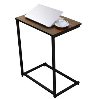 

1PC Sofa Side End Table Vintage Durable Practical C Table Side Table Snack Table For Living Room Furniture 66x55x36cm
