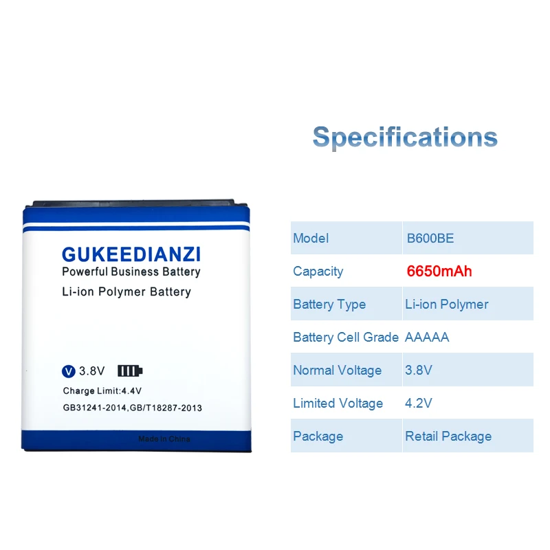 GUKEEDIANZI для samsung S4 батарея телефона для samsung Galaxy S4 SIV(S4 Active) i9500 i9505 i337 i545 i9295 e330s батарея B600BE