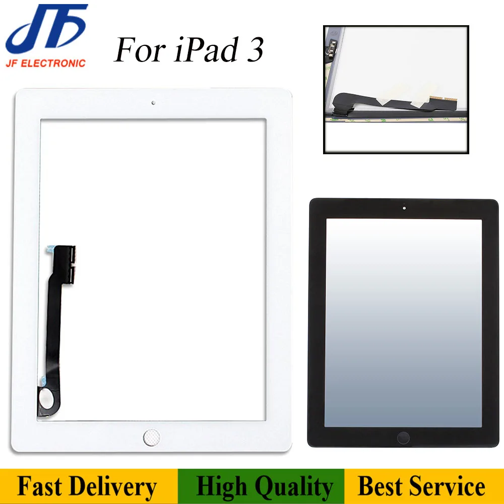 5 шт./лот для iPad 2/3/4 5 кодирующий преобразователь сенсорного экрана в сборе с кнопкой домой гибкий кабель для iPad воздуха в сборе