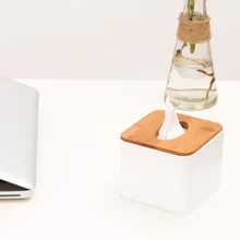 

Wooden Plastic Tissue Box Solid Wood Napkin Holder Case Car Napkin Tray Tissue Holders Home Kitchen Tissue Holder NEW
