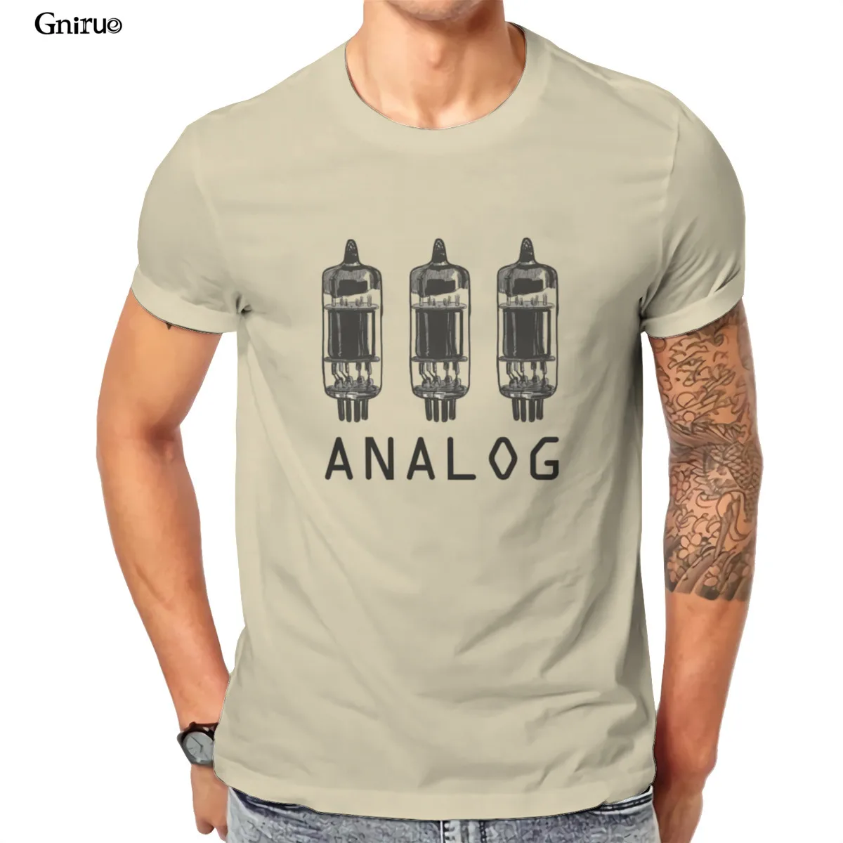 

Wholesale Vacuum Tube Shirt Vintage Analog Amplifier, Guita Unisex Heather Prism T-Shirt Gift Tops 90s Male Clothing 103137