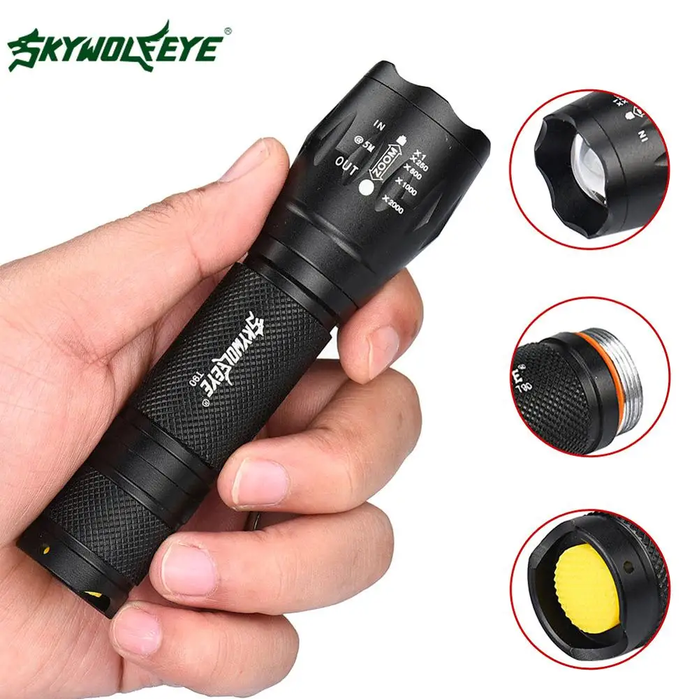 Новый P8 светодиодный Licht высокой мощности специальный Z vormige licht USB Oplaadbare фонарь