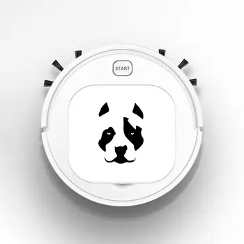

Smart Sweeper Robot House Durable Power Floor Cleaning Robots Vacuum Cleaner 1800pa Dog Pit Bull Face Pitbull Mom Pitbull Dad