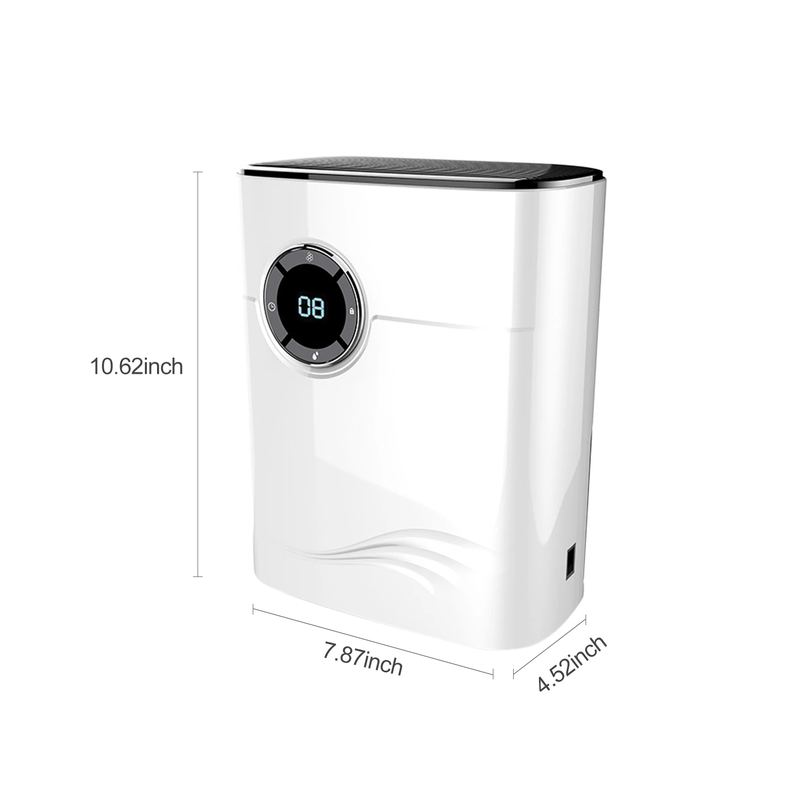 Secador de ar Portátil do Controle da Umidade da Proteção do Desligamento Automático do Desumidificador do ar de ft Desumidificador de 1200ml a 215 Pequeno Sq. 6 Desumidificadores