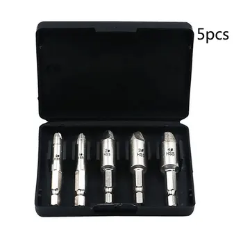 

5 pcs/set Extract Damaged Screw Broken Breakage Head Screw Extractors Broken Bolt Nuts Remover Extractor Drill Tools