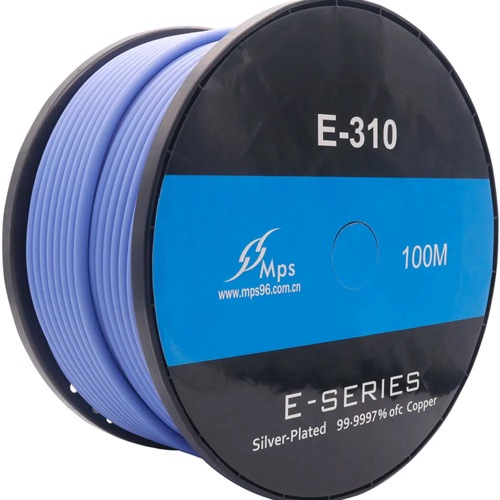 PAPRI HiFi MPS E 310 99.9997% OFC Посеребренная сигнальная линия аудиопровод RCA аудиокабель мм
