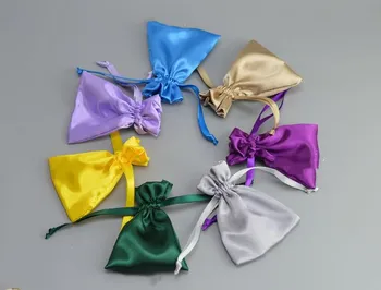 

Jewelry Christmas Gift Bags Jewelry Packaging Bags Candy Gift Bags Jewelry Bag 7.5x10cm Wedding Party Candy Boxes Pouches Decor