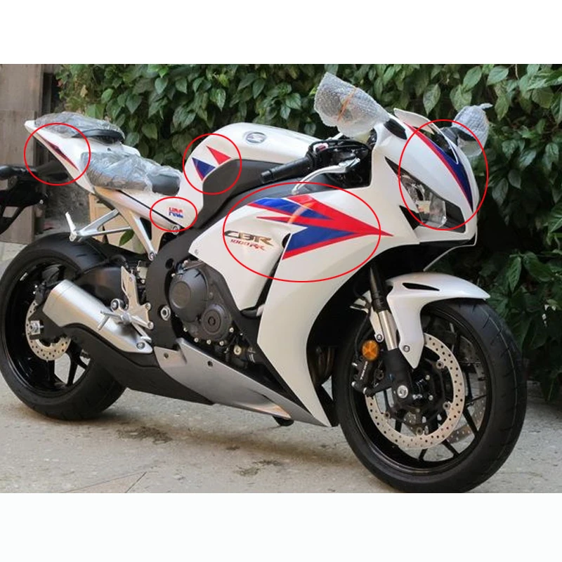 Новая горячая мотоцикл вся наклейка для транспорта наклейки s для HONDA CBR1000RR 2012 2013 один набор полный стикер автомобиля