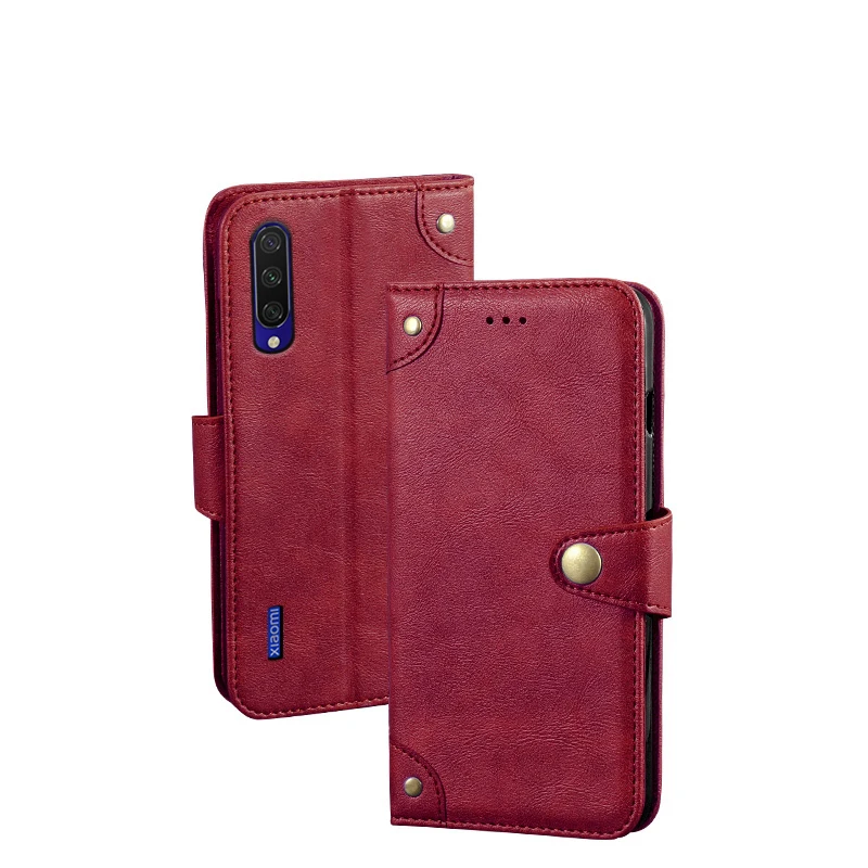 Для Xiaomi mi 9 lite чехол-книжка xio mi 9 lite чехол-накладка из искусственной кожи противоударный силиконовый чехол-накладка роскошный чехол s