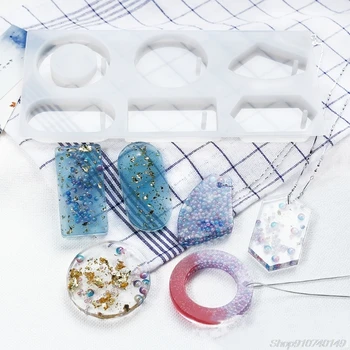 

Silicone Mold Mould Epoxy Resin Jewelry Sweater Chain Pendant Making Tool Hole N02 20 Dropshipping