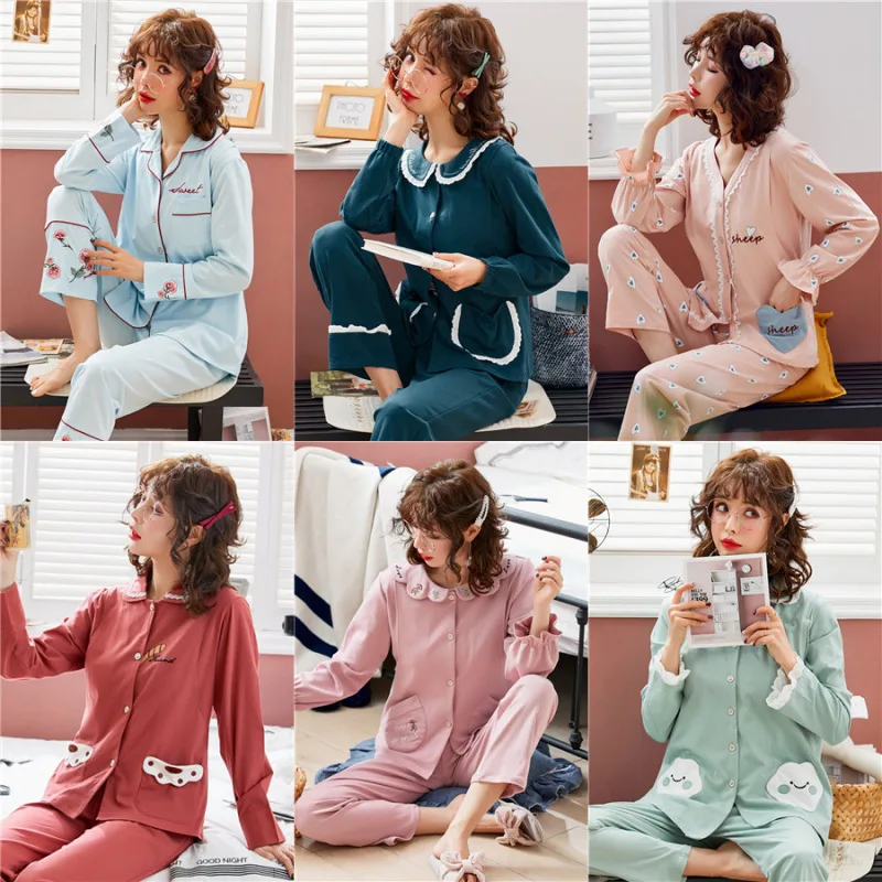 

According to Feminine Spring And Autumn Confinement Clothing Thin Pure Cotton Korean-style Casual Cardigan Lactation Garment Sum