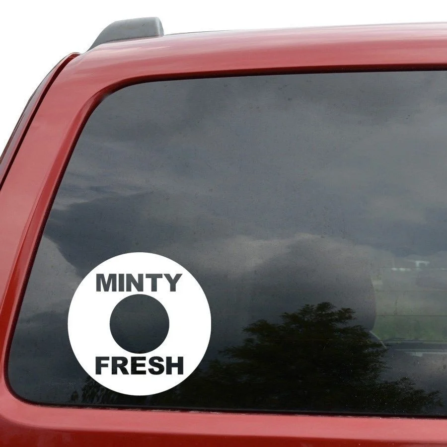 Minty свежий винил JDM Наклейка на окно компьютера декор для грузовиков