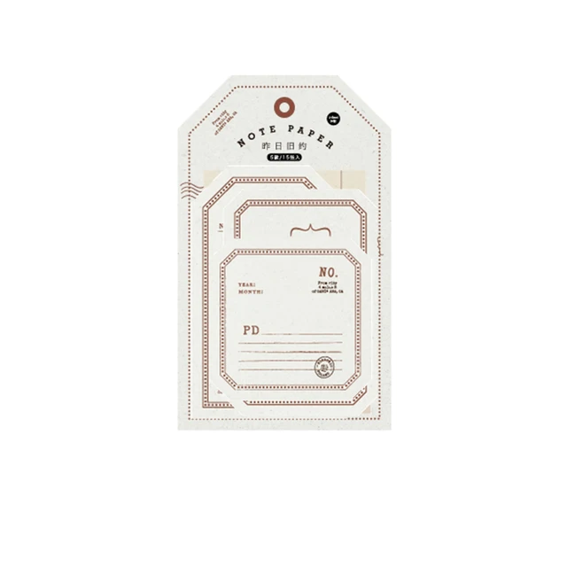 Journamm 15pcs Whale Kawaii Memo Pad Paper Planner To Do List Stationery Memo School Stationery Notepad School Sticky Notes A