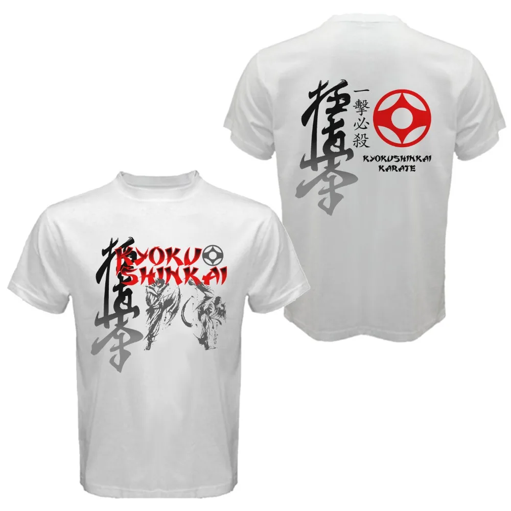 Kyokussinkai Kyokushin Kai Kan Karate One Hit Kill Mma Mix боевое искусство shubuzhi Новая мужская модная летняя хлопковая Футболка sbz8357