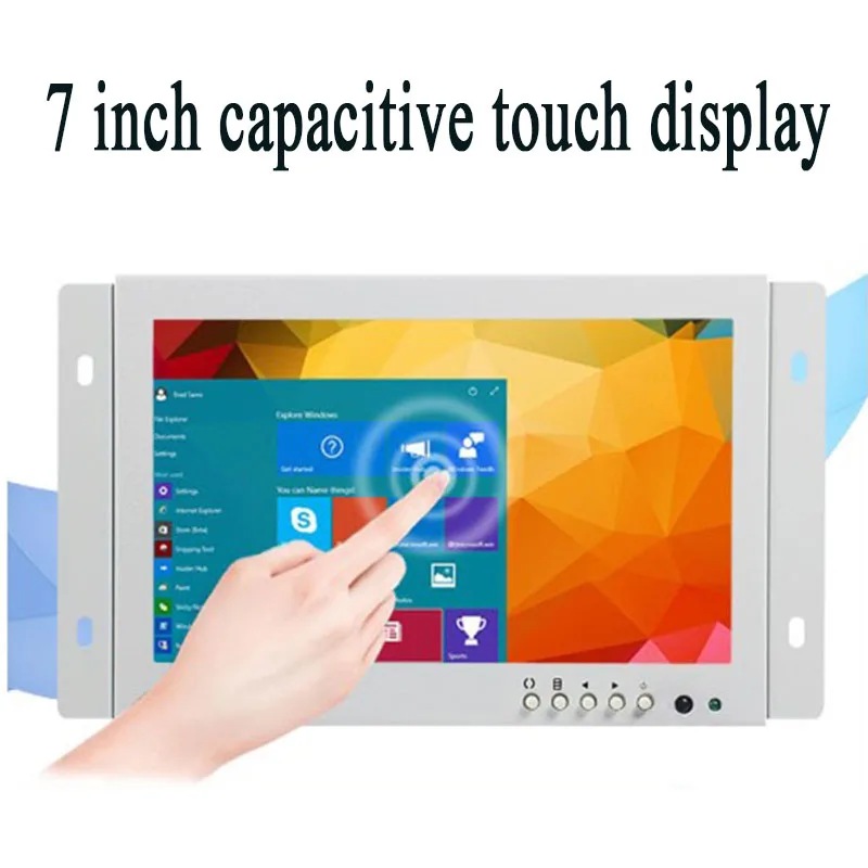 7 Inch White Embedded Hd Capacitive Touch Screen Open Computer