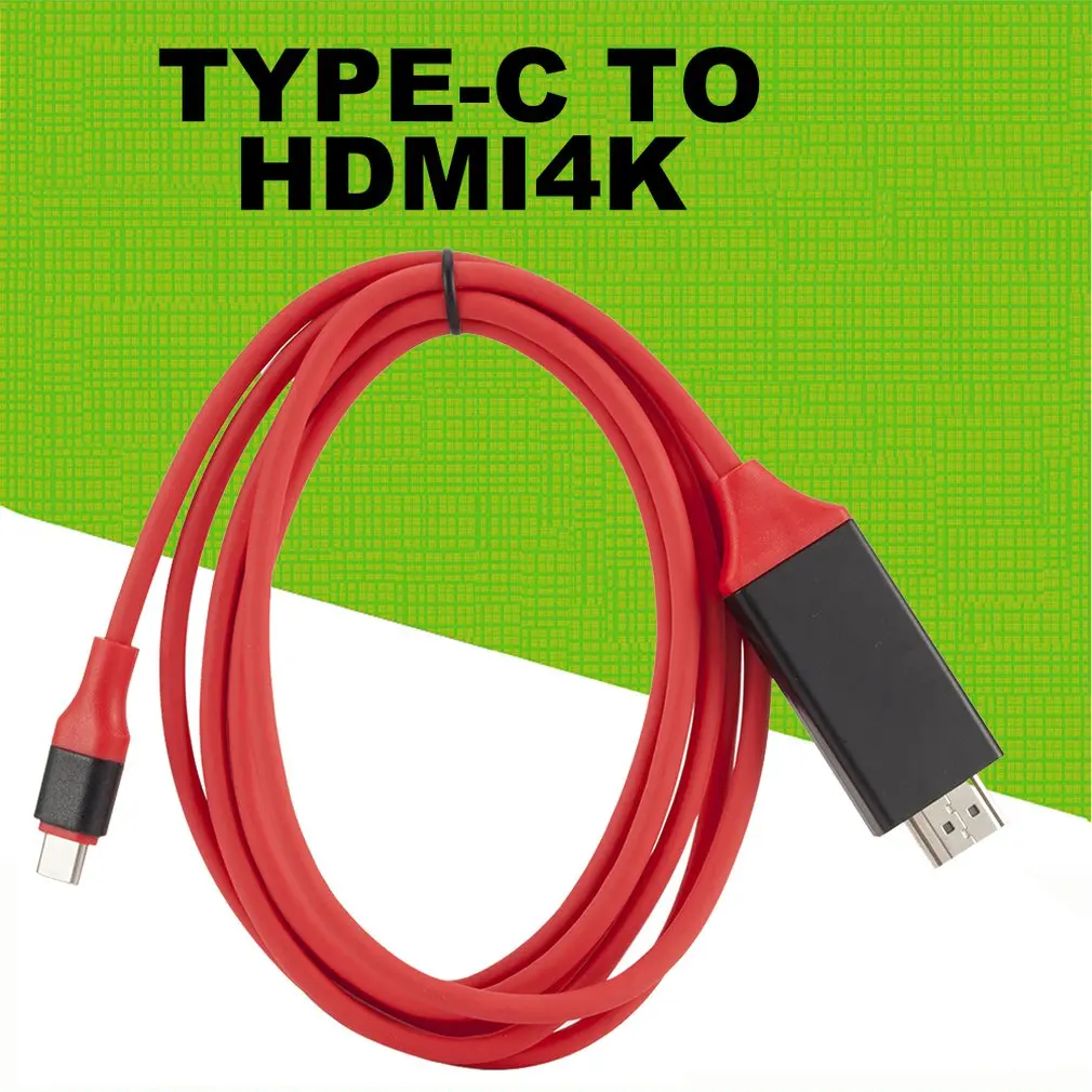 Type-C к Hdmi Usb 3,1 к Hdmi для Galaxy S8 Кабель-адаптер 4K мобильный компьютер Hd кабель внешние аксессуары