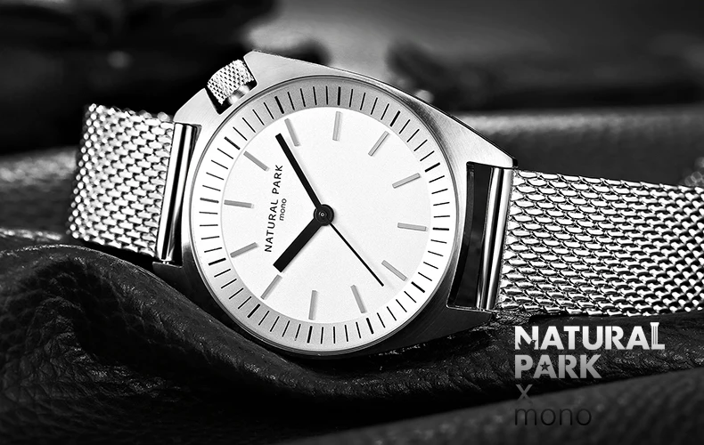 Мужские часы NATURAL PARK,, Топ бренд, Роскошные наручные часы, полностью стальные, мужские часы, водонепроницаемые, Япония, кварцевые часы, Relogio Masculino