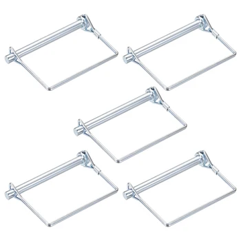 

uxcell Shaft Locking Pin 8mmx85mm Coupler Pin for Farm Trailers Lawn Square 5Pcs