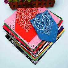 Outdoor Cool Activities Riding Collar Cute Women Print Bandana Scarf Square Head Scarf Female Motorcycle Headwear