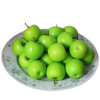 

20pcs Fake Fruit Artificial Red Apple Foam Plastic Fake Artificial Fruit DIY Model Party Kitchen Wedding Decoration Supplies