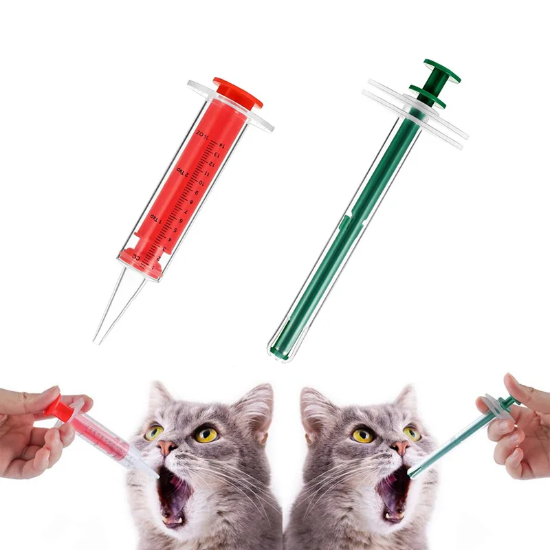 Cat Dog Pill Shooter Medicine Liquid Feeding Dispenser Pet Pill Popper Soft Tip Pet Tablet Pill Feeder for Puppy Kitten 1