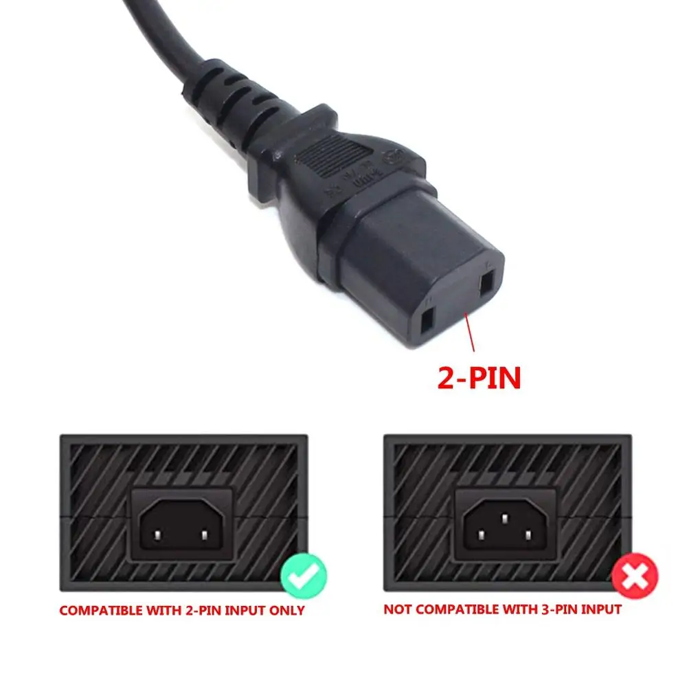 Ac Adapter Cord Ps4 | Ps4 Pro Ac Cable C17 Power Cable - Power Cords & Extension Cords - Aliexpress