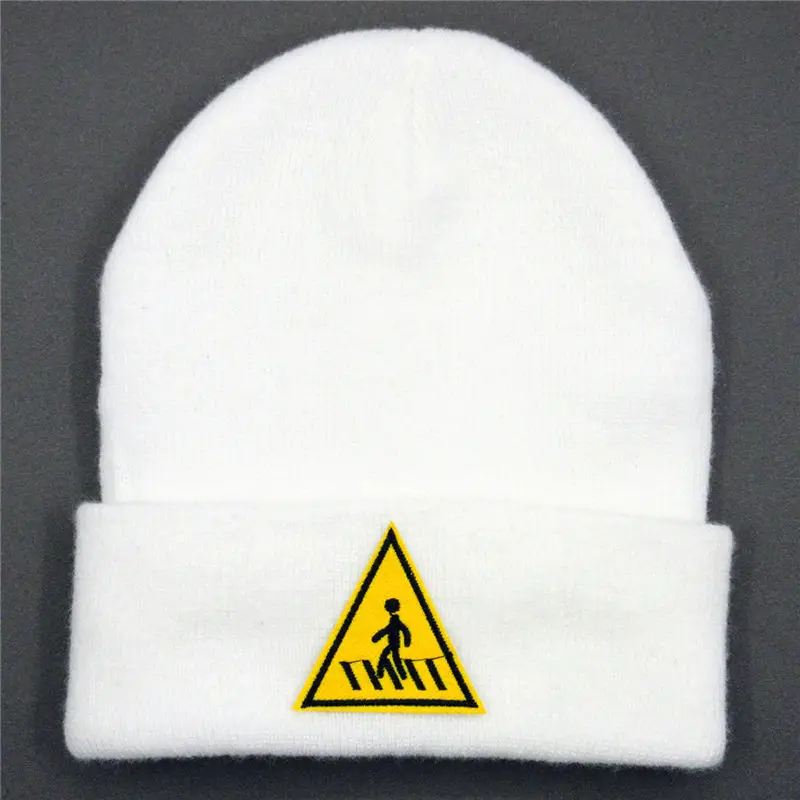 LDSLYJR утолщенная вязаная шапка с вышивкой, зимняя теплая шапка Skullies, шапка бини, шапка для мужчин и женщин 164