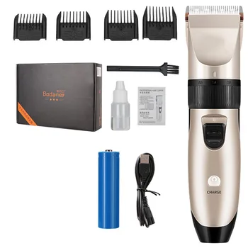 

Electric Pet Hair Clipper Low Noise Rechargeable Shaver for Animal Pet Grooming Trimmer Kit Set