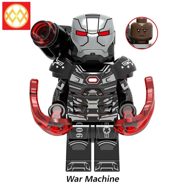 XH1309-War Machine 100 шт/партия X-men Санта Росомаха Дэдпул мутанты машина для уничтожения кабеля Человек-паук Харли Куинн строительные кубики, детские игрушки PG8180 - Цвет: XH1309-War Machine