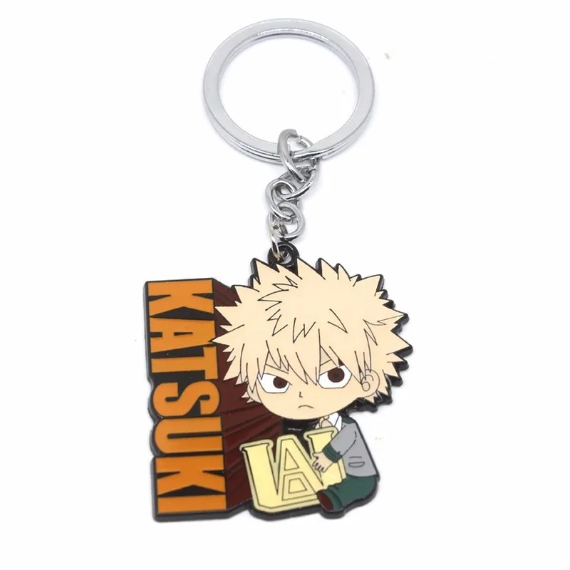 Брелок для ключей с аниме My Hero Academy Bakugou Katsuki Iida Tenya Todoroki Shoto Kirishima Eijiro Midoriya Izuku