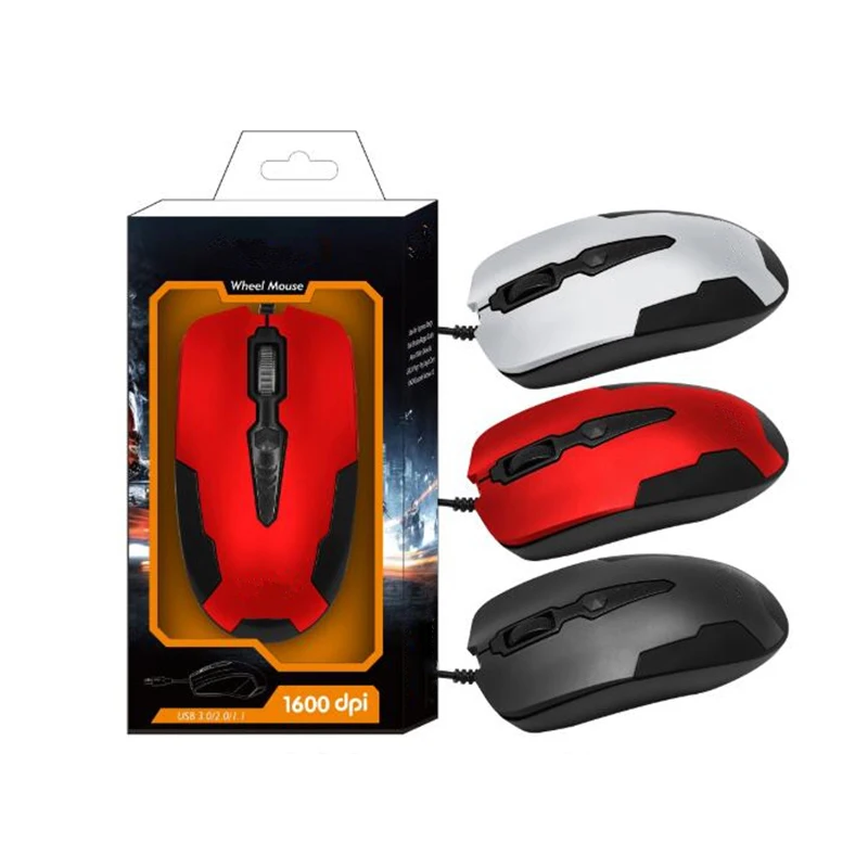Оригинальная игровая Проводная usb-мышь оптическая Двусторонняя мышь с 3 цветами профессиональная мышь поставщик