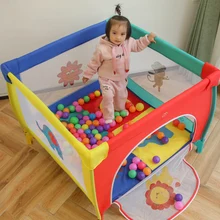 Детское ограждение для игровой площадки для помещений, домашнее ограждение для детской безопасности, детский коврик для ползания, школьный складной забор для ног