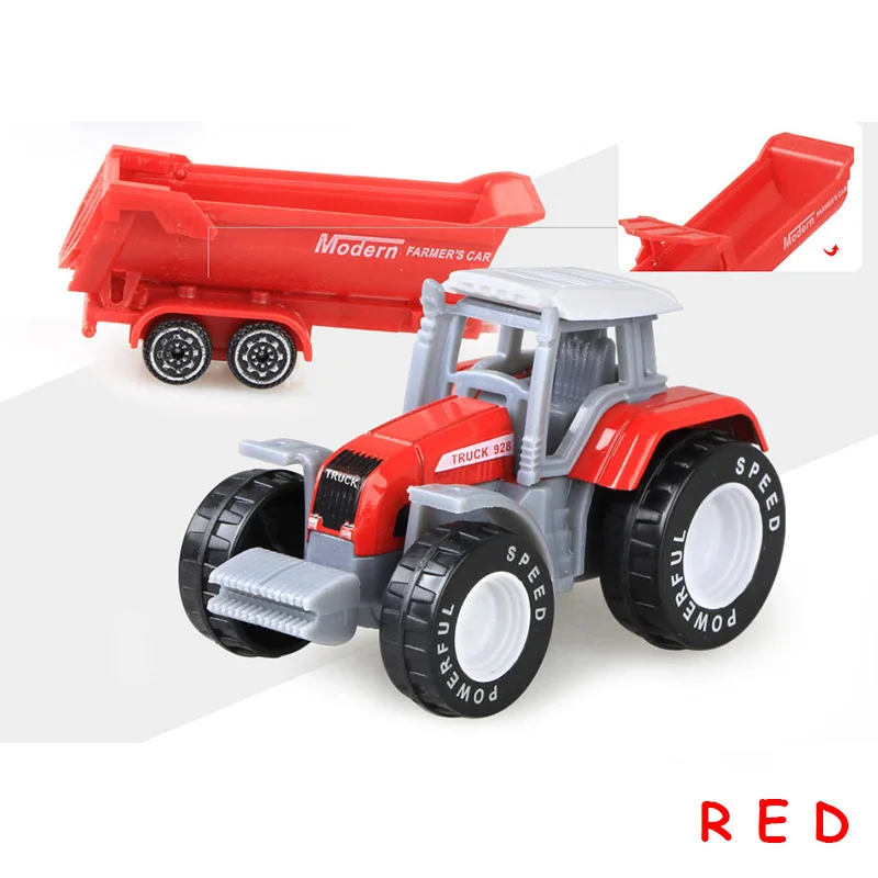 

Farm Vehicles Mini Car Model Engineering Car Model Tractor Engineering Car Tractor Toys Model for Kids Xmas Gift
