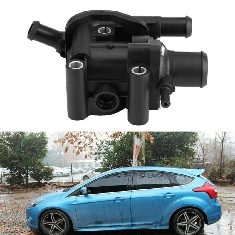 YS4Z-8592-BD выход воды корпус и термостат комплект для Ford Focus Escape Mazda Tribute 2.0L