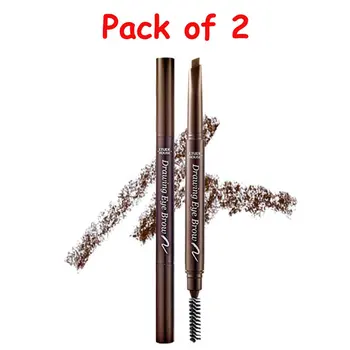 

Eyebrow pencil double-headed automatic rotation waterproof and sweat-proof fine makeup pencil eyebrow artifact eyebrow pencil ma
