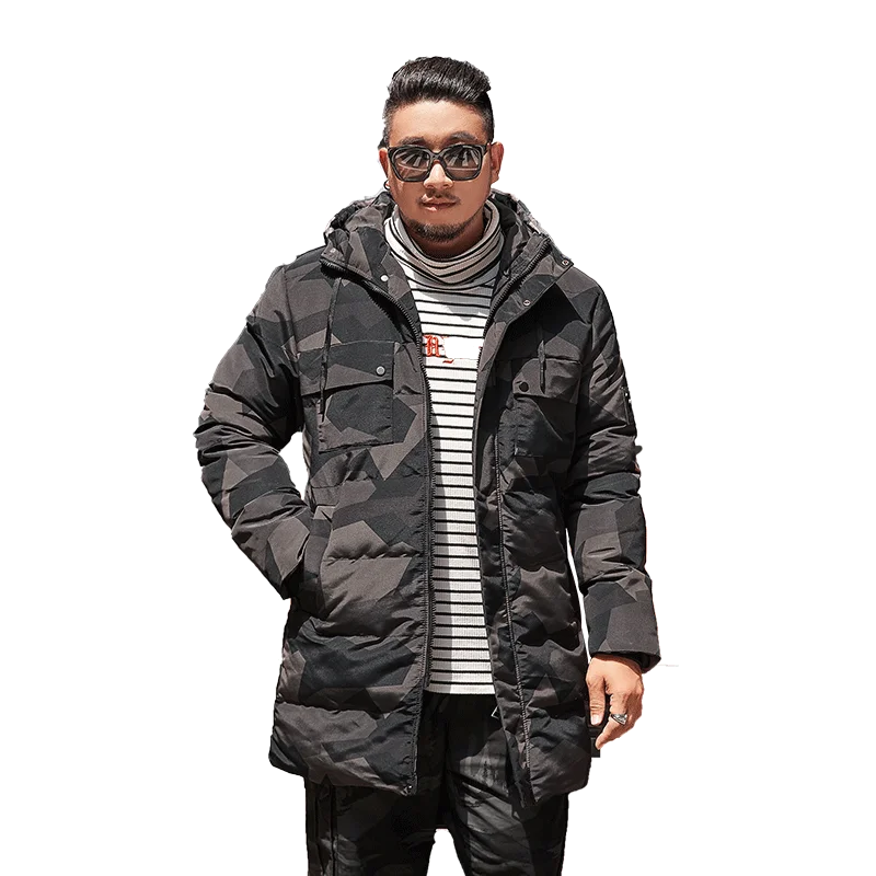 Большие размеры 10XL 8XL 6XL 5XL 4XL мужская зимняя куртка брендовая одежда Толстая теплая простая длинная Парка мужская Качественная мужская зимняя куртка