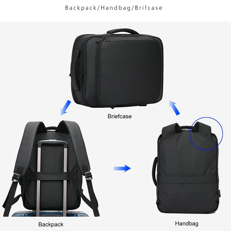 2022 15 Inch Waterproof Laptop Backpack Men and Women Daily Business Office School Backpacks Computer Bag