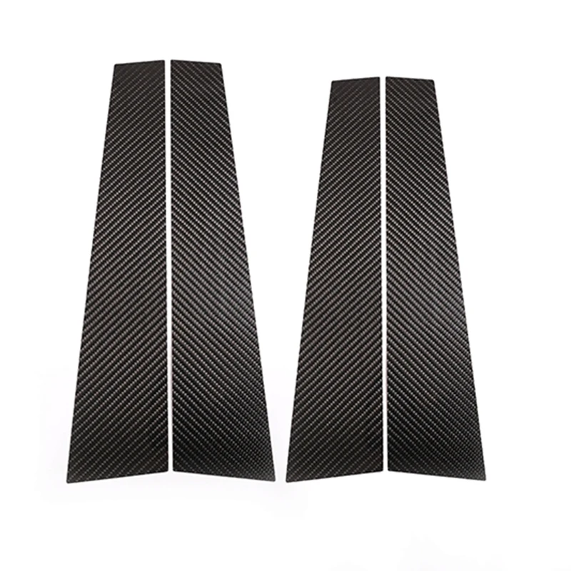 

4Pcs/Set Carbon Fiber B-pillar Decorative Sticker For BMW Old 3 Series E90 05-12