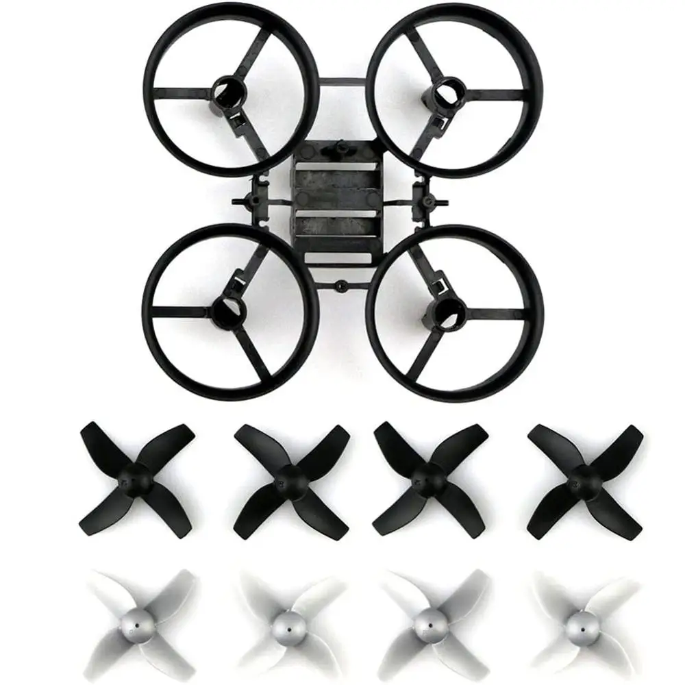 Hélices Drone RC 4 pales + Cadre pour JJRC H36 Eachine E010 Blade Inductrix