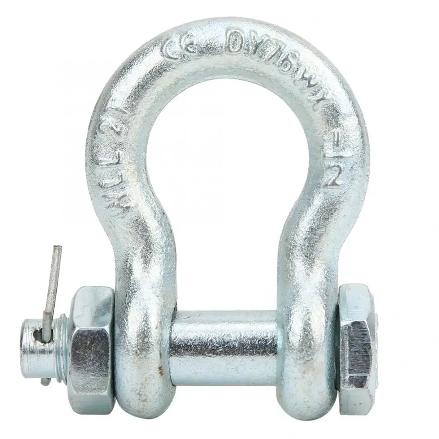 

Anchor Shackle Heavy Duty Alloy Steel Bow Type with Nut Ship Lifting Machine Parts