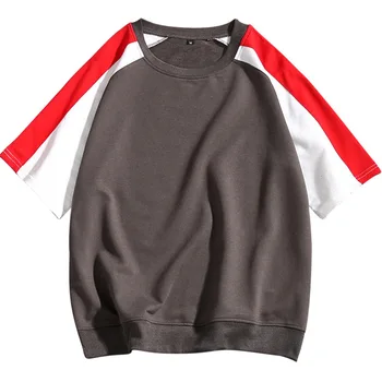 

ZHIJING Mixed Colors Cotton MEN T-shirt Couples Hip Hop Japanese-style Casual Men tshirts INS Fashion Short Sleeve T-shirt Men's